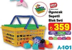 BİRLİK OYUNCAK SEPETLİ BLOK SETİ BİRLİK OYUNCAK SEPETLİ BLOK SETİ